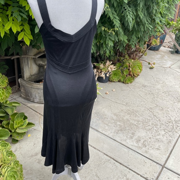 Diane Von Furstenburg Black Dress Size 6 - Picture 5 of 9